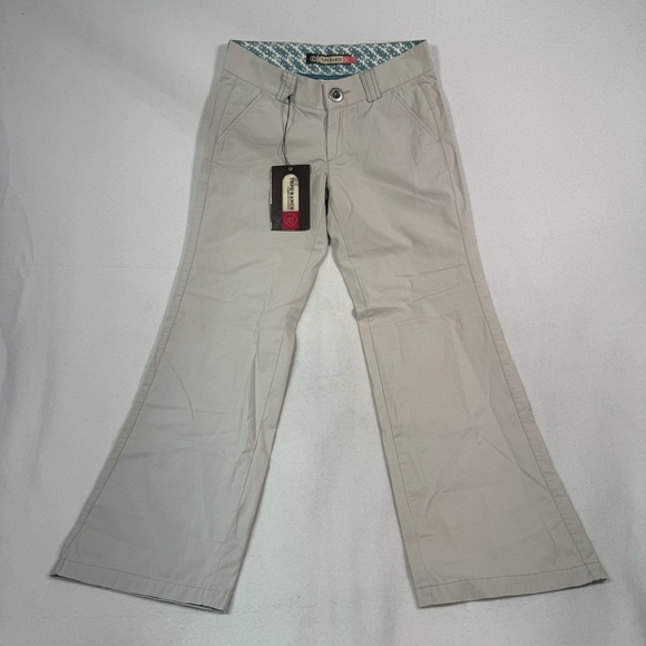 Topo Ranch Pants Womens 4 Cream Khaki Bootcut NWT - Picture 1 of 9